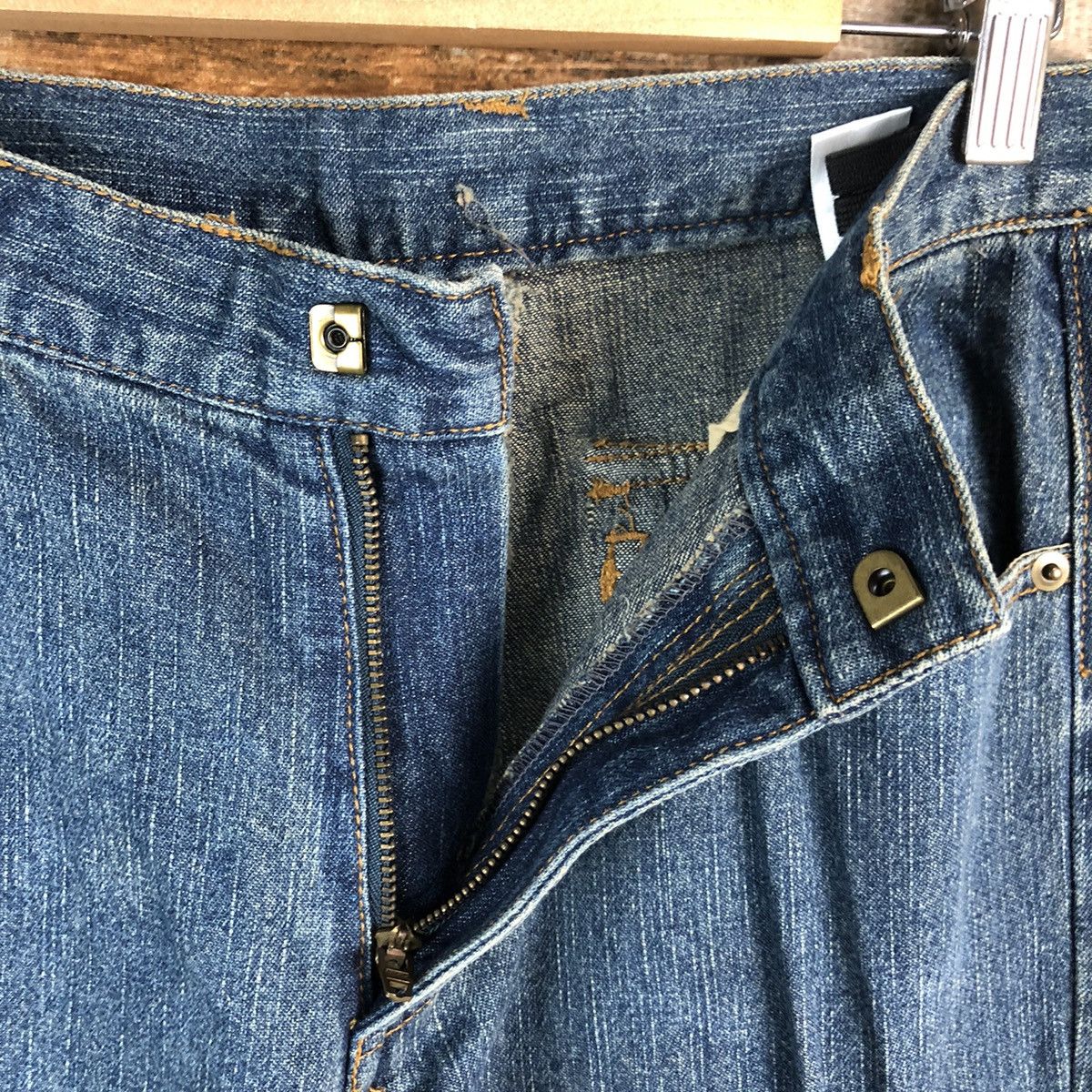 Japanese Brand Japan seditionaries punk Blue Jeans denim Pants #A2536 Size US 26 / EU 42 - 12 Thumbnail