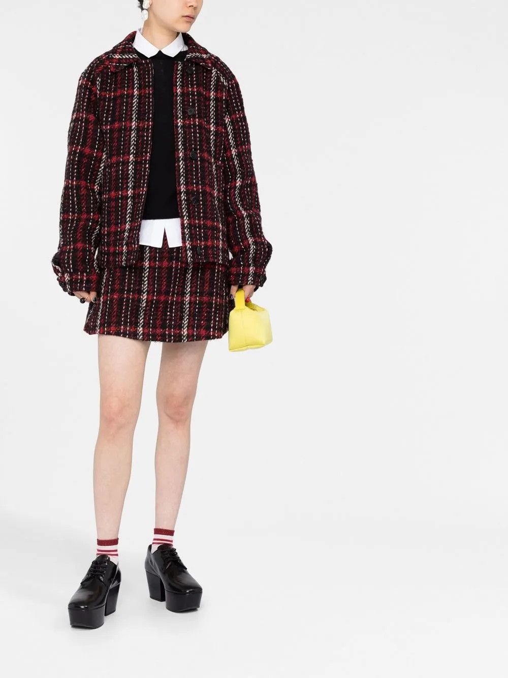 Marni o1y1125 Mini Skirt in Multicolor Size 28" / US 6 / IT 42 - 5 Thumbnail