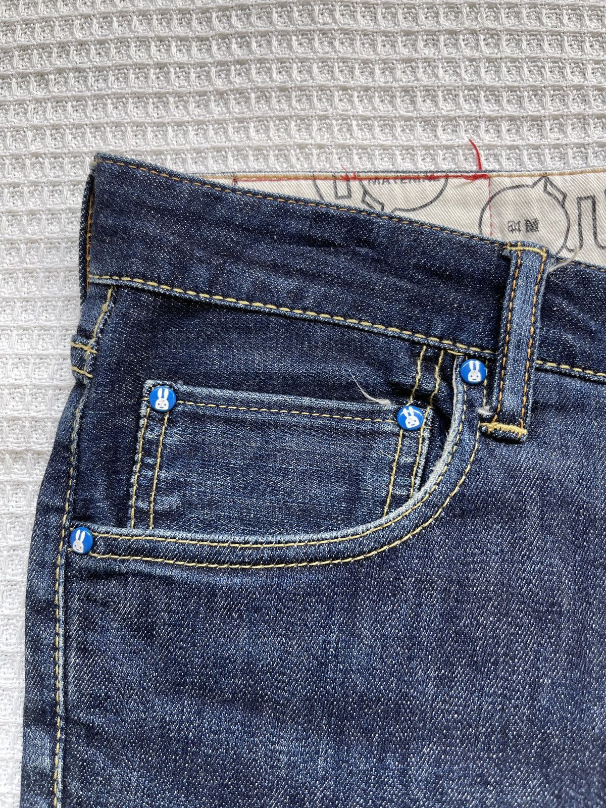 Japanese Brand Rare🔥Japan Brand CUNE Rabbit Logo Skinny Jeans Size US 31 - 8 Thumbnail