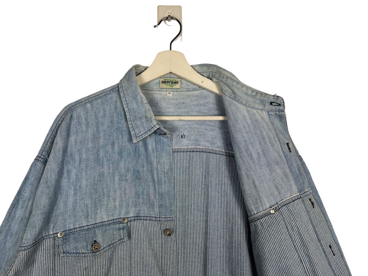 Guess 🔥 GUESS JEANS HIKORY STRIPE SHIRT JACKET MADE IN USA Size US L / EU 52-54 / 3 - 10 Thumbnail