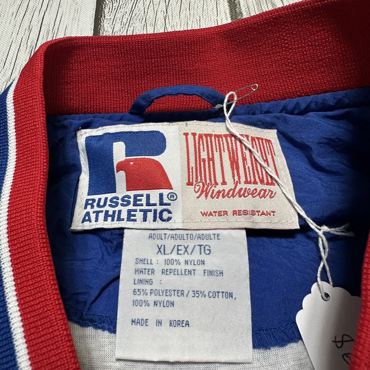 Russell Athletic Vintage New York Rangers windbreaker Size US XL / EU 56 / 4 - 4 Thumbnail