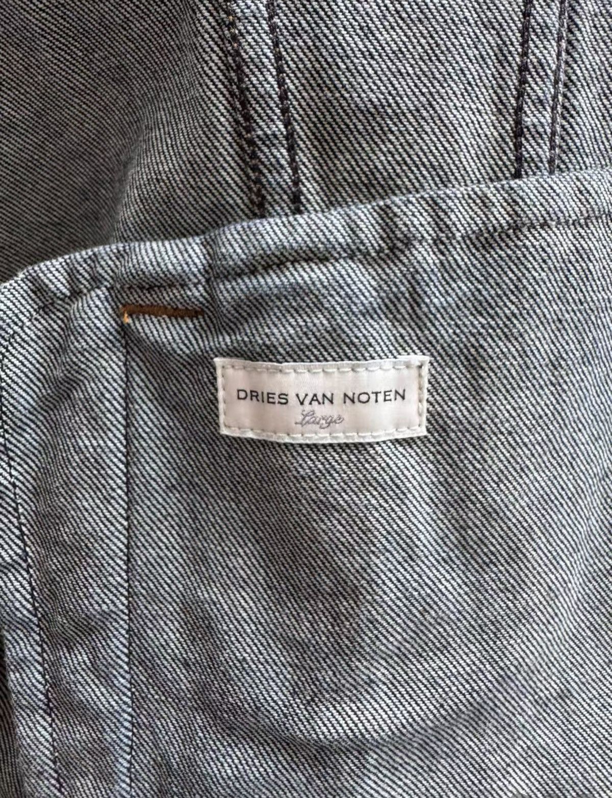 Dries Van Noten DRIES VAN NOTEN 2018 Runway Embroidered Denim Jacket Size US L / EU 52-54 / 3 - 5 Thumbnail