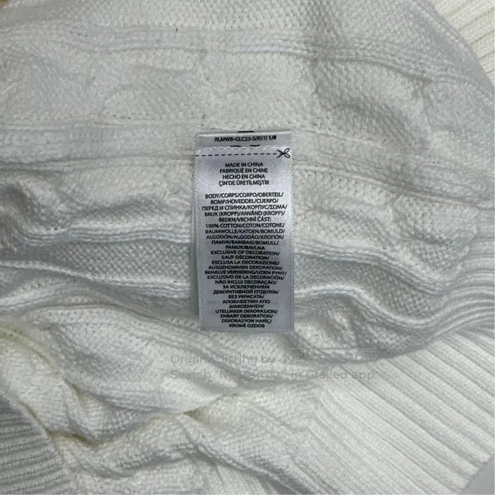 Polo Ralph Lauren Polo Ralph Lauren SS22 Cable Knit Pullover Sweater. Size US XL / EU 56 / 4 - 4 Thumbnail