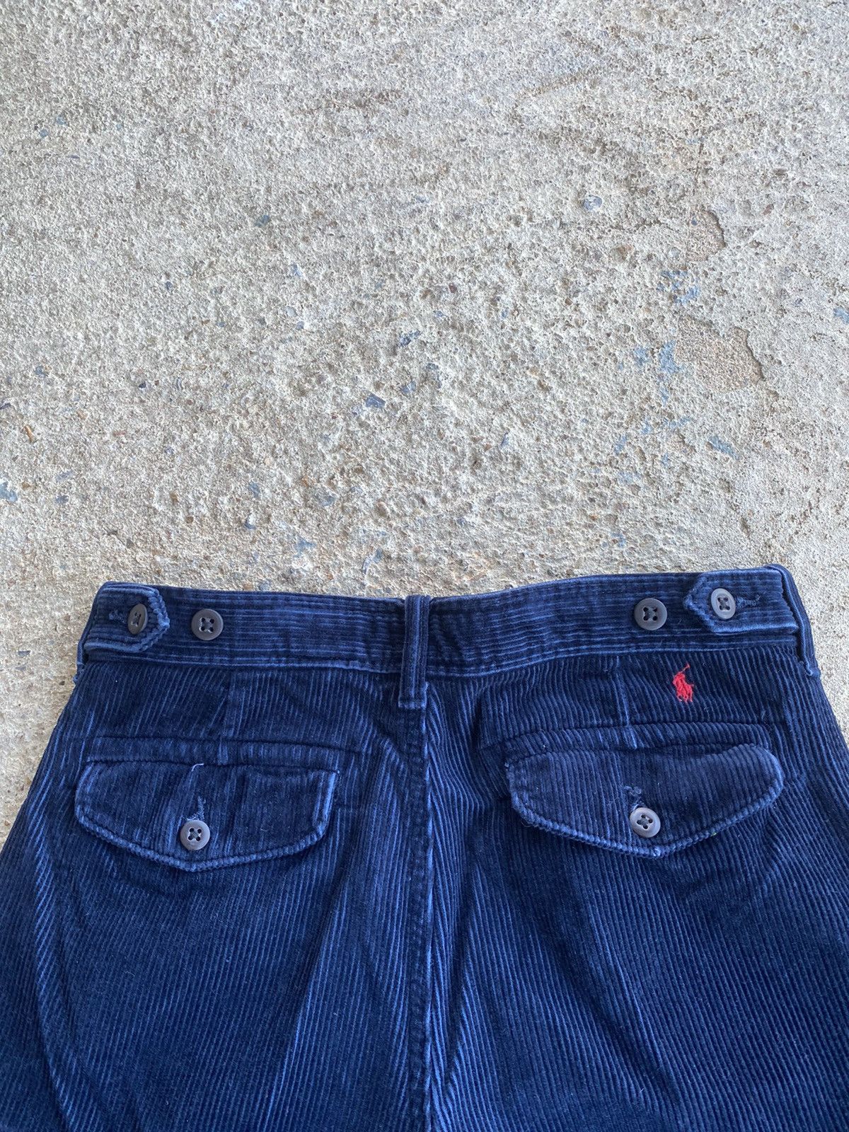 Polo Ralph Lauren × Vintage Vintage Y2K Polo Ralph Lauren Navy Corduroy Pants 28x29 Size US 28 / EU 44 - 3 Thumbnail