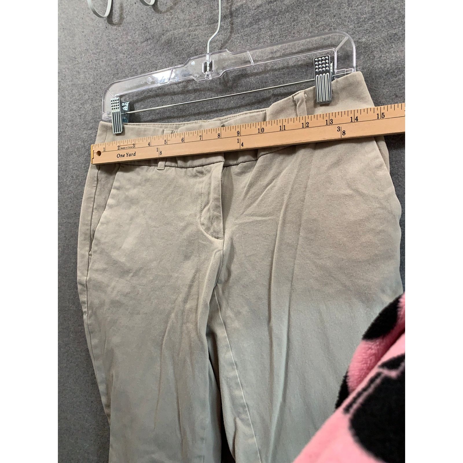 Loft LOFT Women's Pants Size 4 Cream / Brown Size 27" / US 4 / IT 40 - 4 Thumbnail