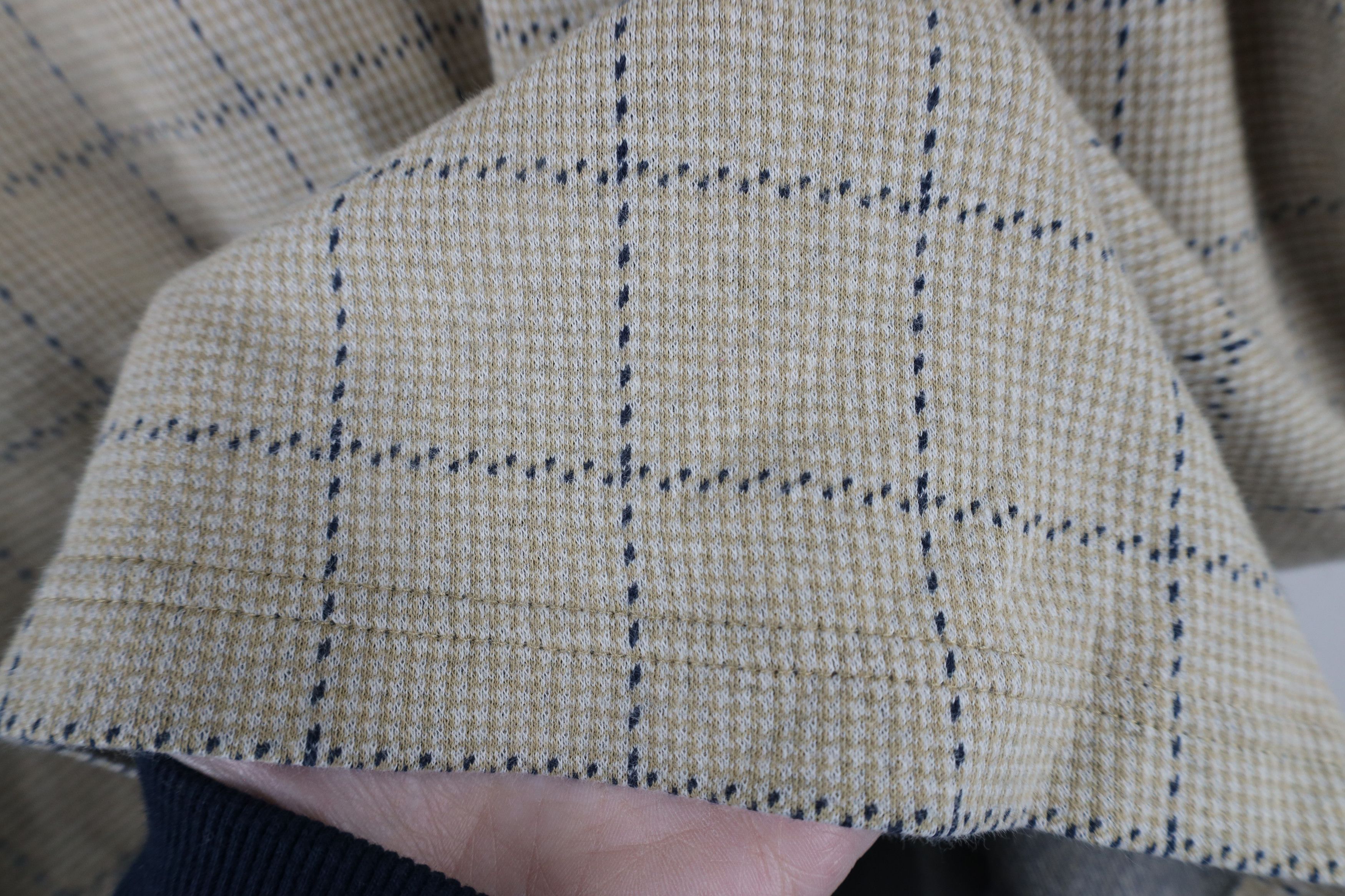 Vintage Vintage 90s Streetwear Houndstooth Plaid Collared Polo Shirt Size US L / EU 52-54 / 3 - 4 Thumbnail