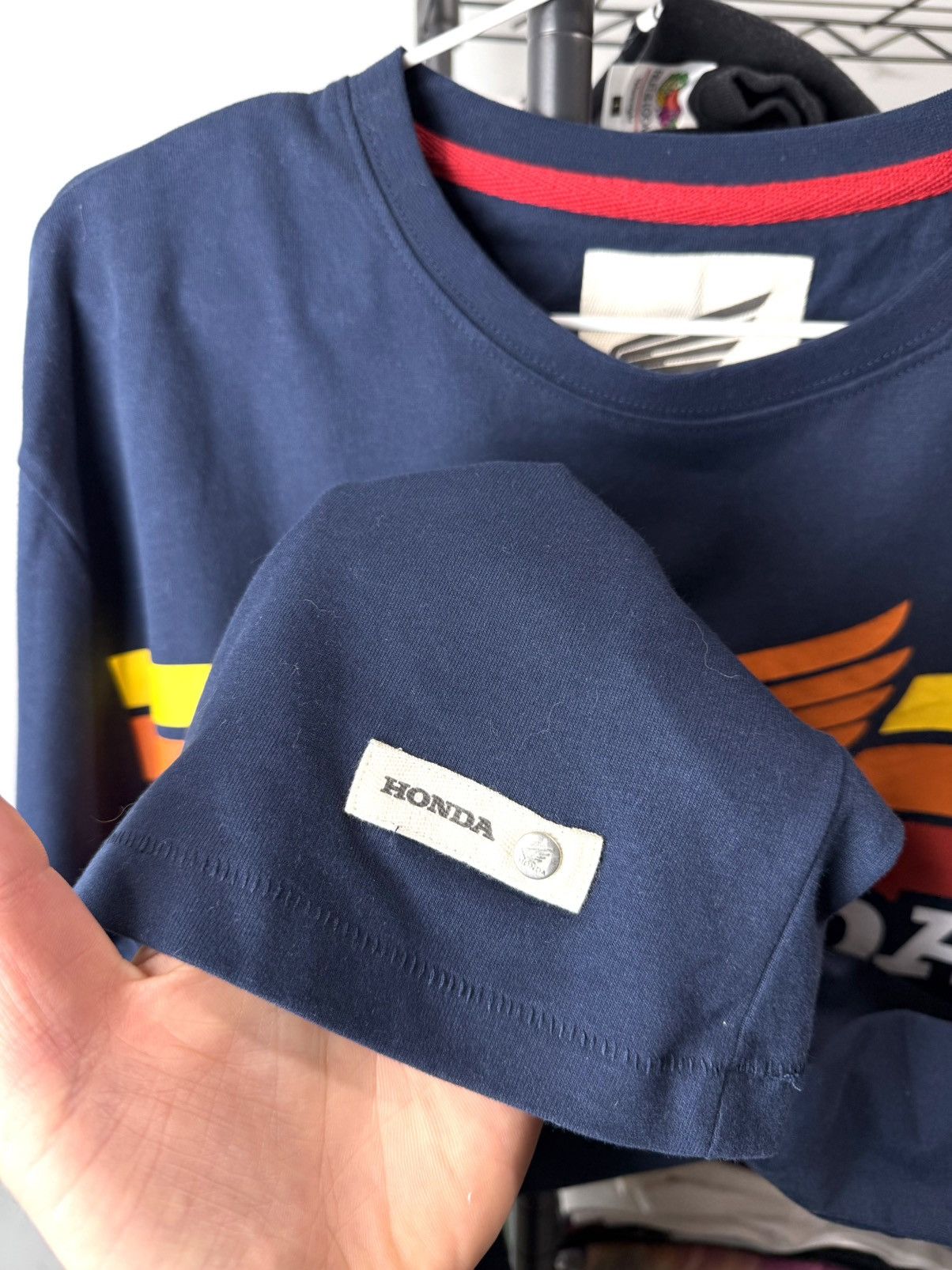 Honda Vintage Honda Japan Racing T Shirt Motorcycle Motocross Size US L / EU 52-54 / 3 - 4 Thumbnail