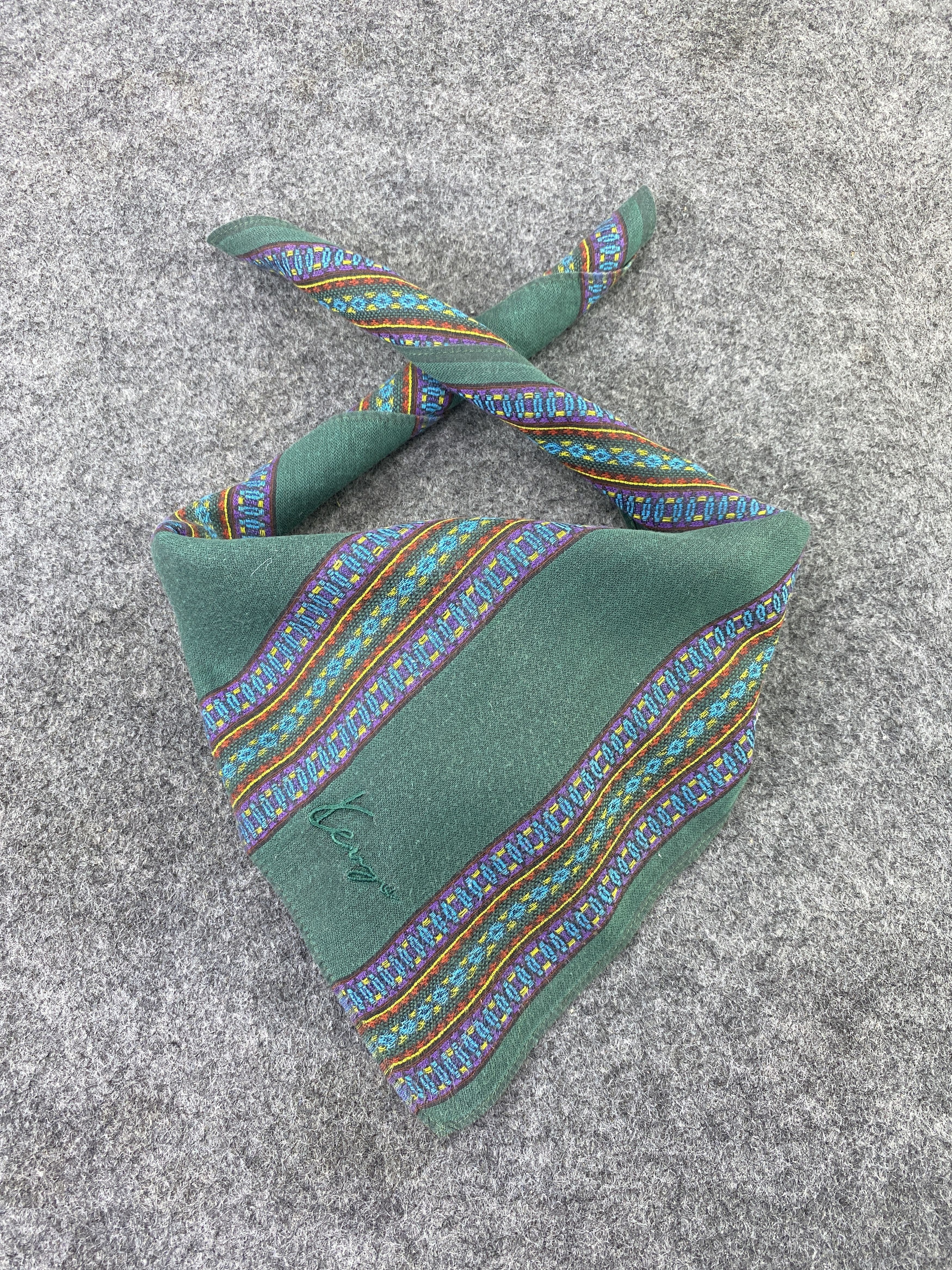 Kenzo × Vintage Kenzo Handkerchief / Bandana / Neckerchief / Headscarf-B120 Size ONE SIZE - 2 Thumbnail