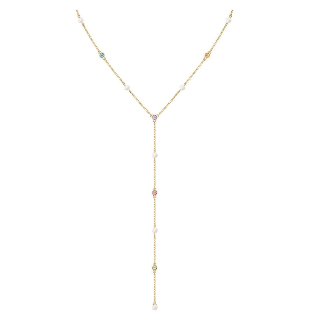 Swarovski Swarovski No Regrets Y Necklace, Multi-colored, Gold-tone Size ONE SIZE - 10 Thumbnail