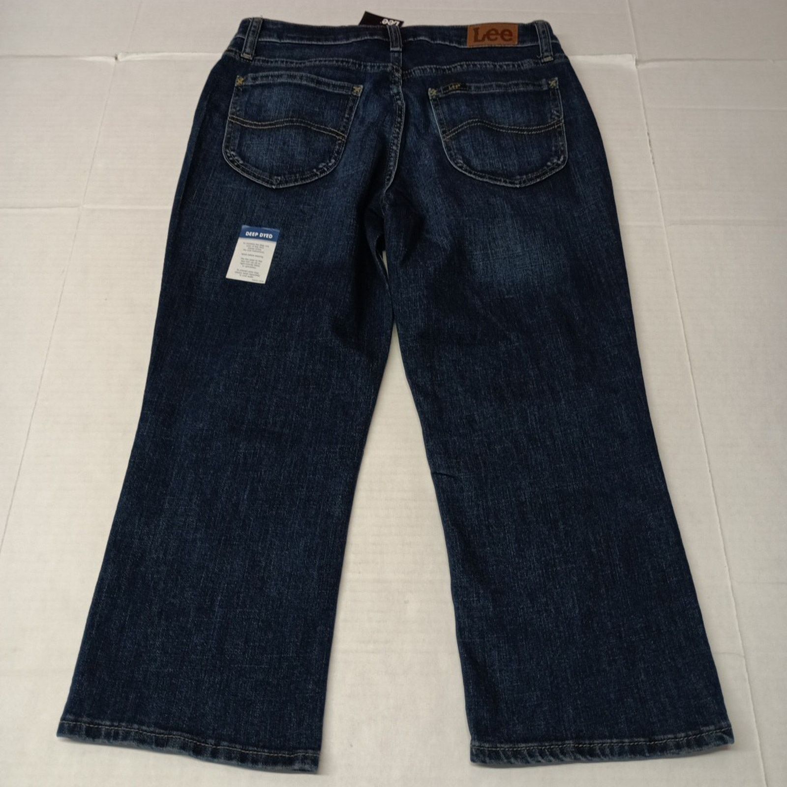 Lee Lee Mid-Rise Capri Jeans Women's Size 6 M Blue 22" Inseam Size 28" / US 6 / IT 42 - 5 Thumbnail