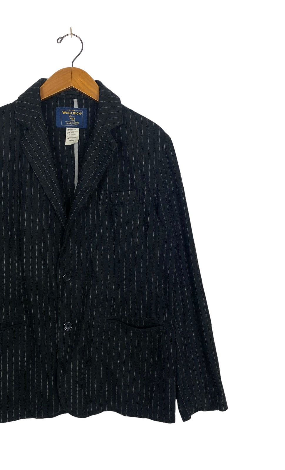 Woolrich Woolen Mills Rare‼️ Woolrich Pintstripe Hickory Jacket Size US M / EU 48-50 / 2 - 2 Thumbnail