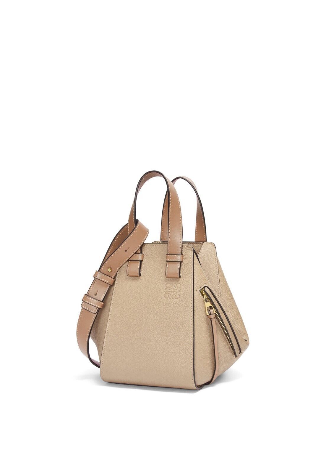 Loewe LOEWE Hammock Compact Sand Leather Handbag New Authentic Size ONE SIZE - 7 Thumbnail