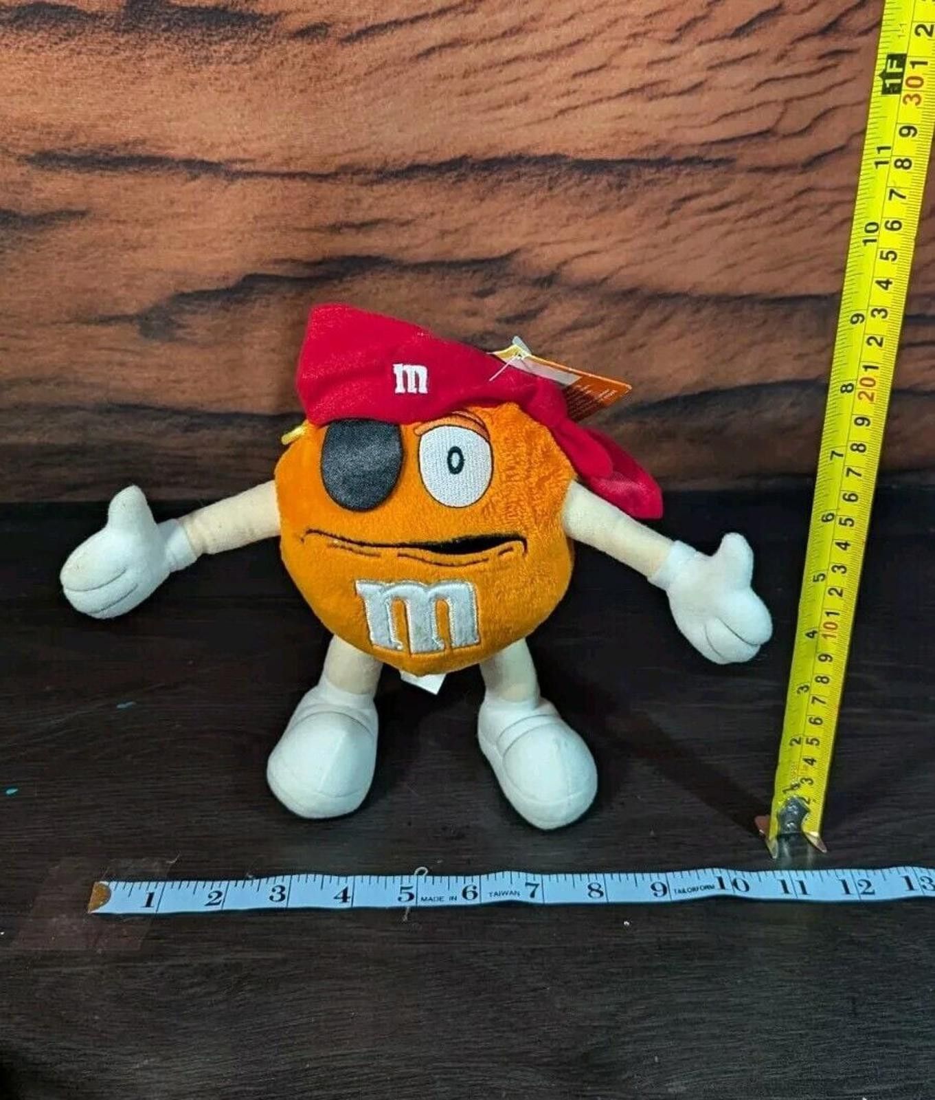 Other 2003 Galerie Halloween Orange M&M Dressed Pirate Wire Plush Size ONE SIZE - 4 Thumbnail