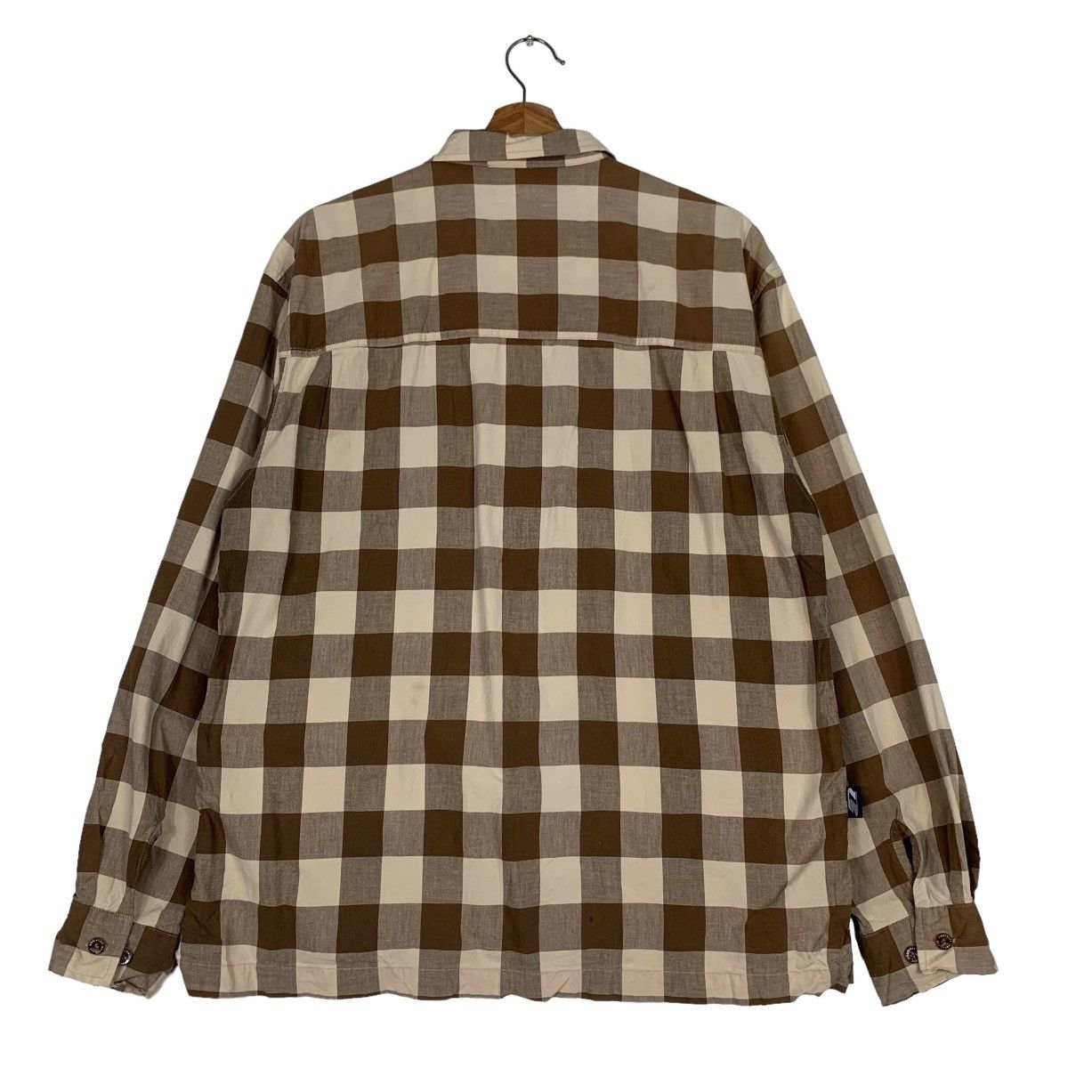 Japanese Brand BEARSURFBOARDS Checked Collared Jacket #0388-C18 Size US M / EU 48-50 / 2 - 7 Thumbnail