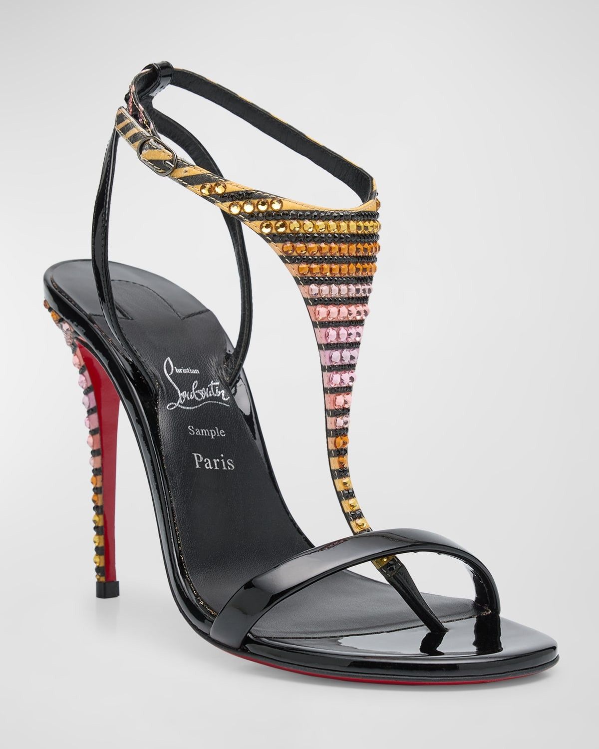 Christian Louboutin o1s1wg110625 Heels in Black Size US 10 / IT 40 - 2 Thumbnail
