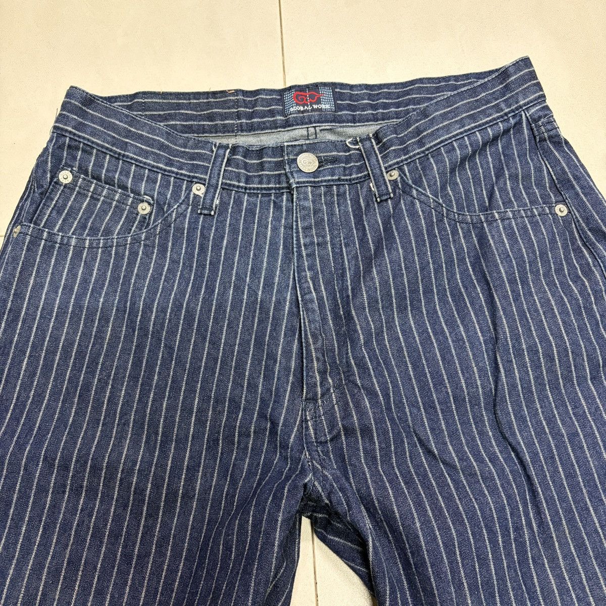 Global Work Global Work Wabash/Hickory Stripes Jeans Size US 31 - 3 Thumbnail