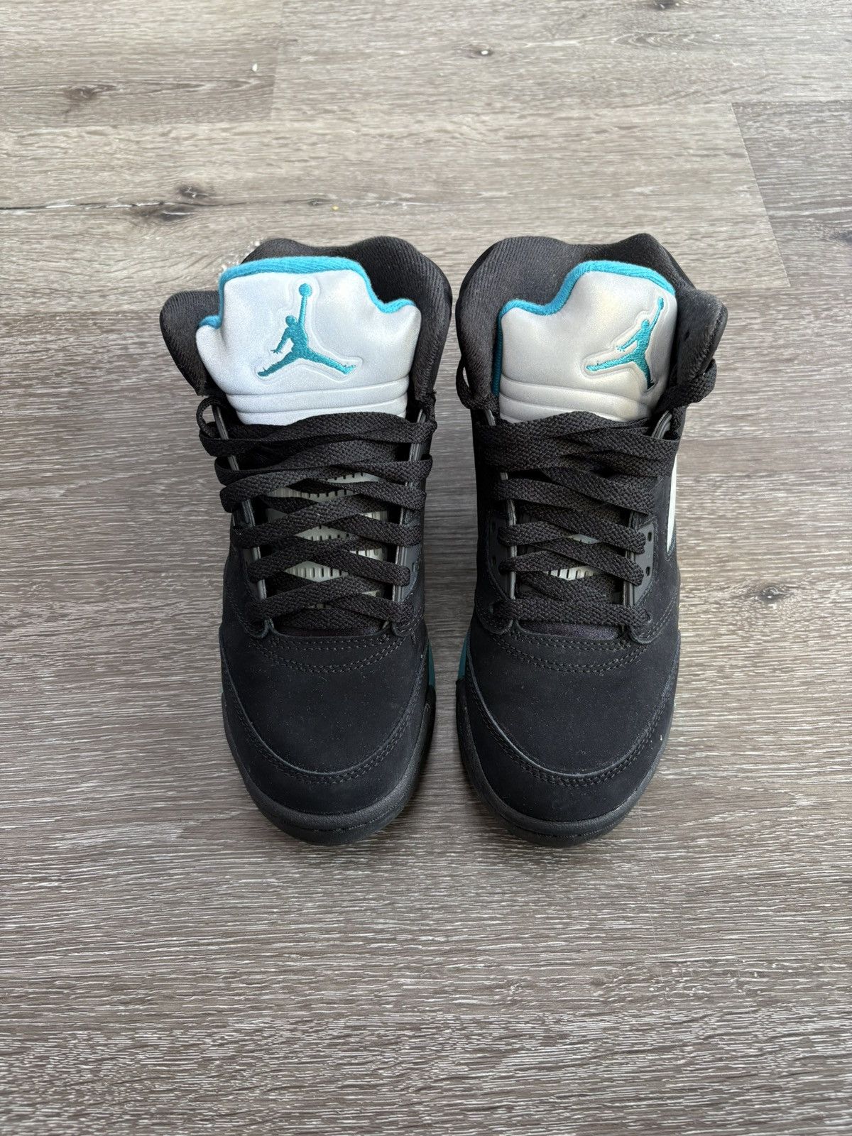 Jordan Brand Air Jordan 5 Retro “Aqua” (GS) (2023) **PRE-OWNED** REP. BOX Size US 5.5 / EU 38 - 3 Thumbnail