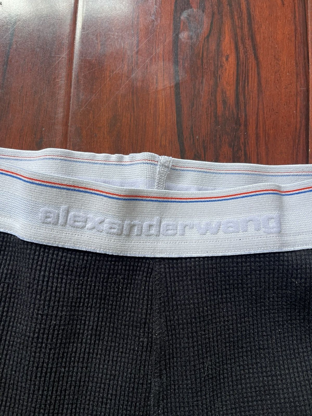 Alexander Wang Alexander Wang Black Waffle Thermal Unisex Jogger Size Small Size 26" / US 2 / IT 38 - 7 Thumbnail