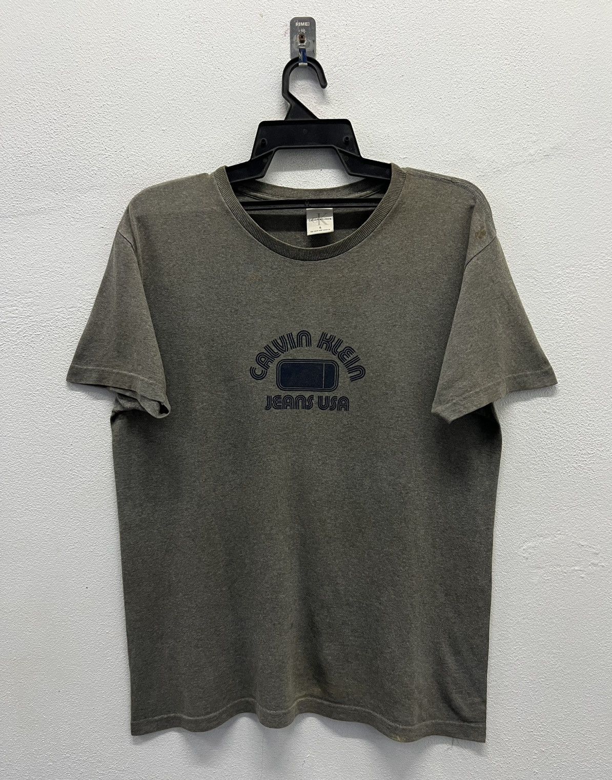 Calvin Klein × Vintage VINTAGE CALVIN KLEIN JEANS MADE NI USA TEE SHIRT Size US S / EU 44-46 / 1 - 1 Thumbnail
