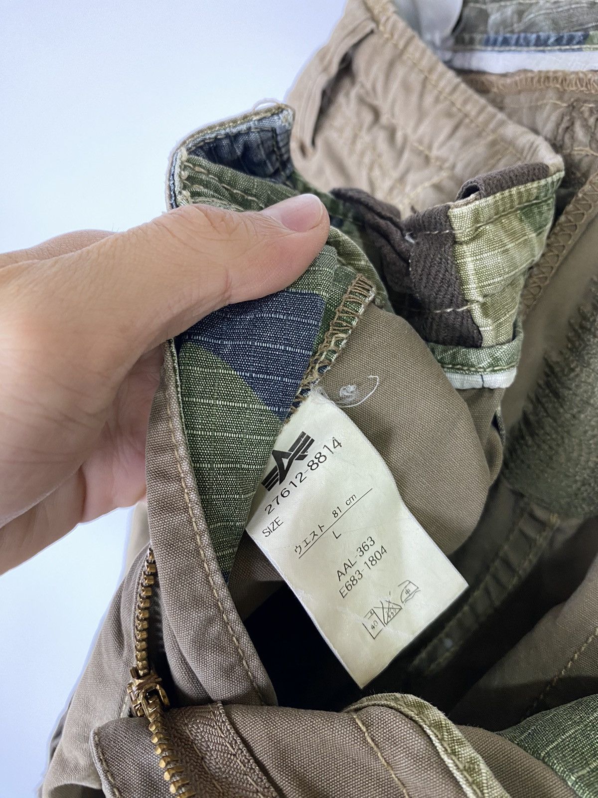 Alpha Industries Alpha industries cargo adjustable patchwork pant Size US 33 - 7 Thumbnail