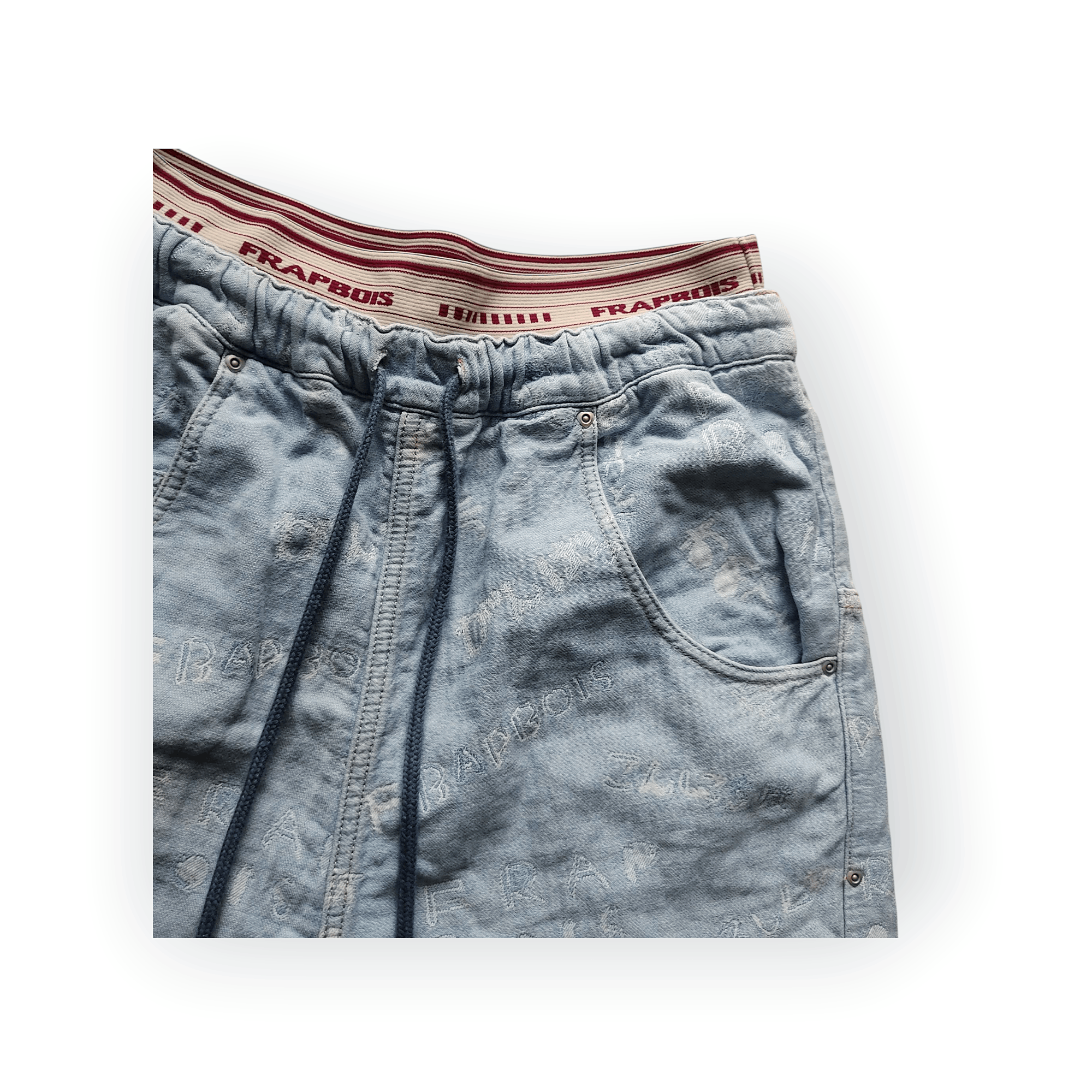 Frapbois × Issey Miyake Frapbois Jacquard Drop Crotch Saruel Pants Size US 30 / EU 46 - 3 Thumbnail