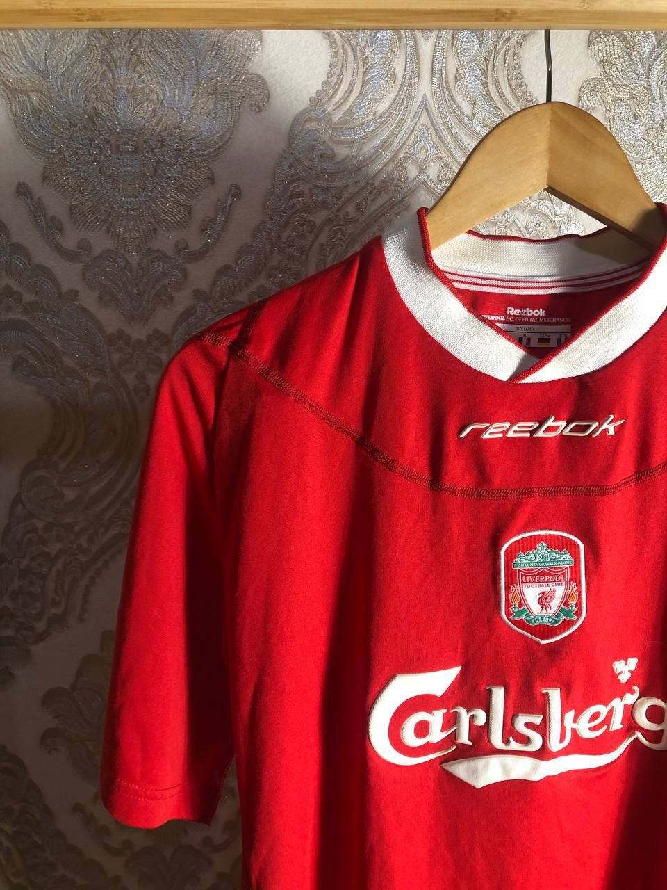 Reebok VINTAGR REEBOK FC LIVERPOOL ENGLAND SOCCER JERSEY RETRO 90s Size US L / EU 52-54 / 3 - 4 Thumbnail