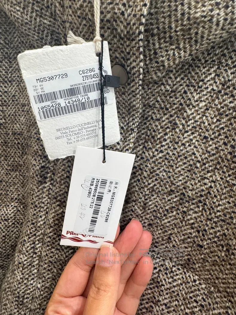 Brunello Cucinelli Brunello Cucinelli Double-sided wear goose down jacket Size S / US 4 / IT 40 - 5 Thumbnail