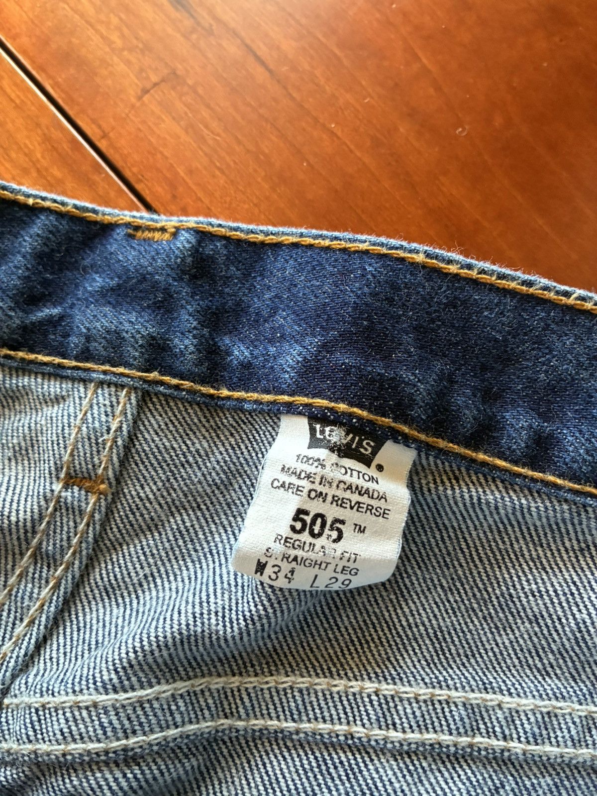 Levi's Vintage 90s Levi’s 505 denim jeans Size US 32 / EU 48 - 3 Thumbnail