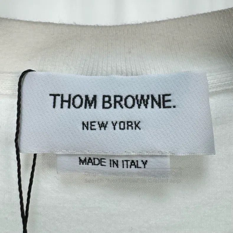 Thom Browne Thom Browne White and Grey Striped Long Sleeve Size US M / EU 48-50 / 2 - 6 Thumbnail
