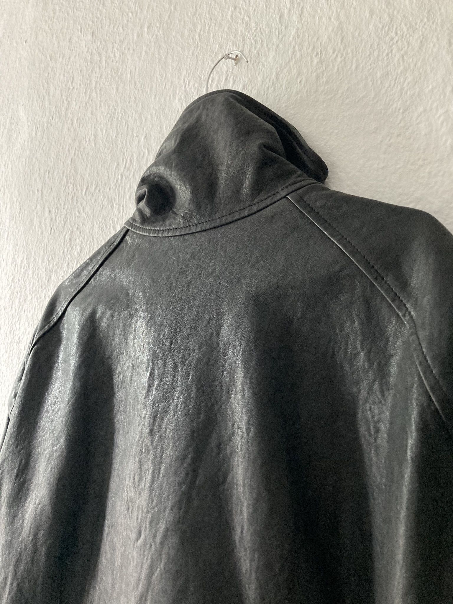 Rick Owens F/W 09 "CRUST" Hammered Lamb Leather Intarsia Jacket XL Size US XL / EU 56 / 4 - 13 Thumbnail