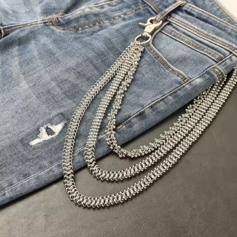 Japanese Brand 3 Layers Cuban Style Pants Chain Size ONE SIZE - 1 Thumbnail