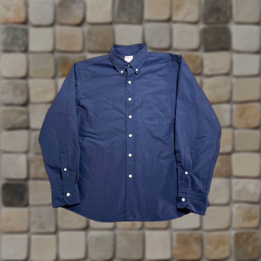Hamilton 1883 Sport Shirt Mens XL Blue Chambray Button-Down Classic