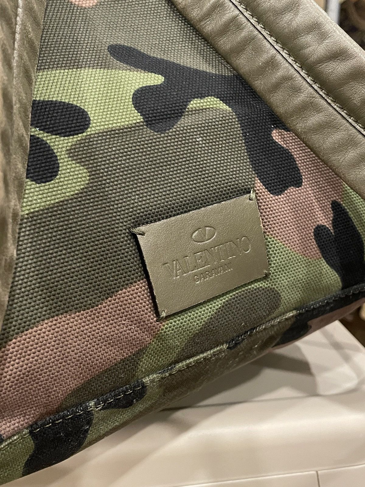 Valentino Mariposa Printed Camouflage Backpack Size ONE SIZE - 5 Thumbnail