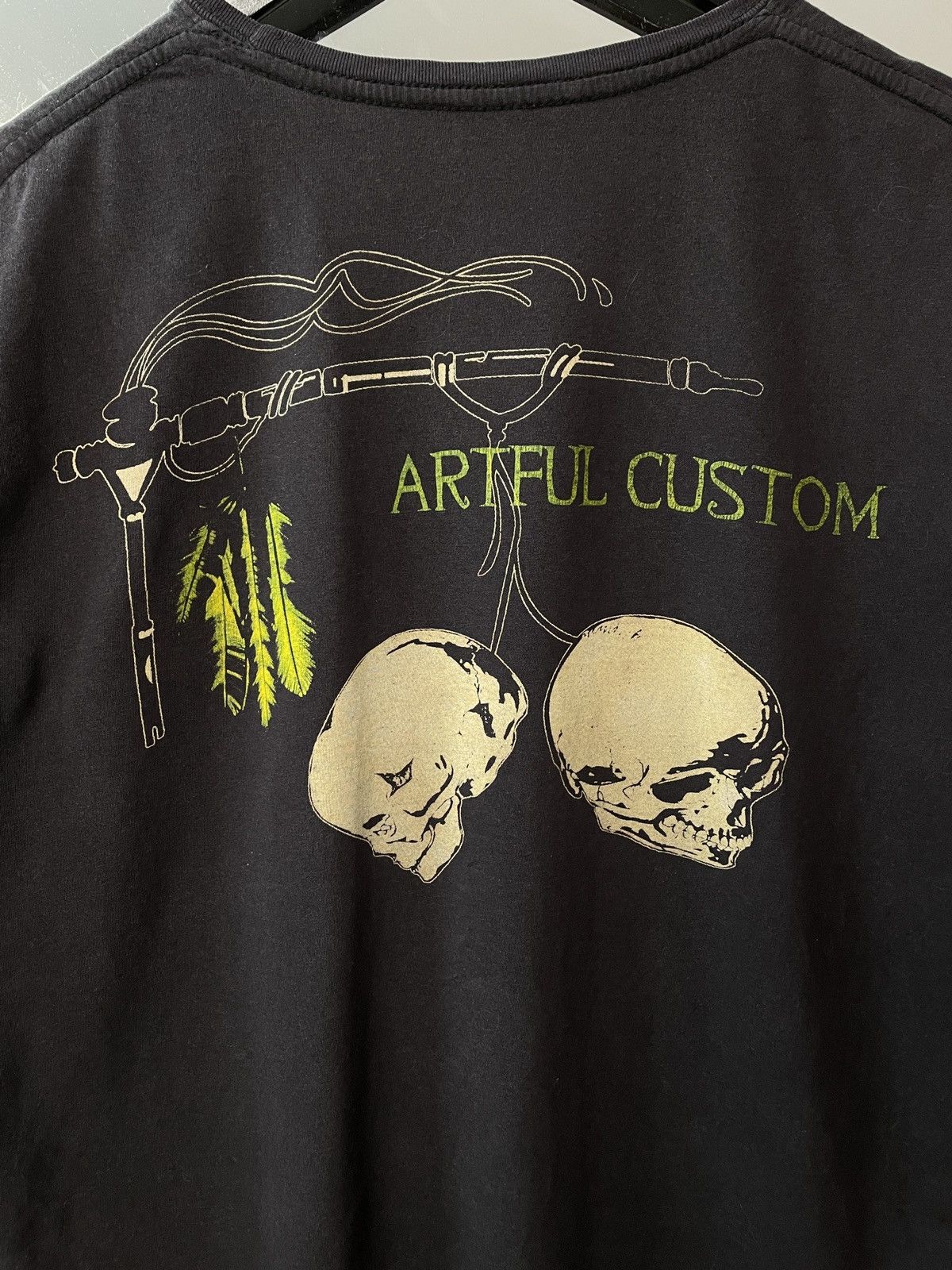 Ed Hardy × Vintage Vintage Y2K Affliction Over Printed Tee Skull T-shirt Size US M / EU 48-50 / 2 - 8 Thumbnail