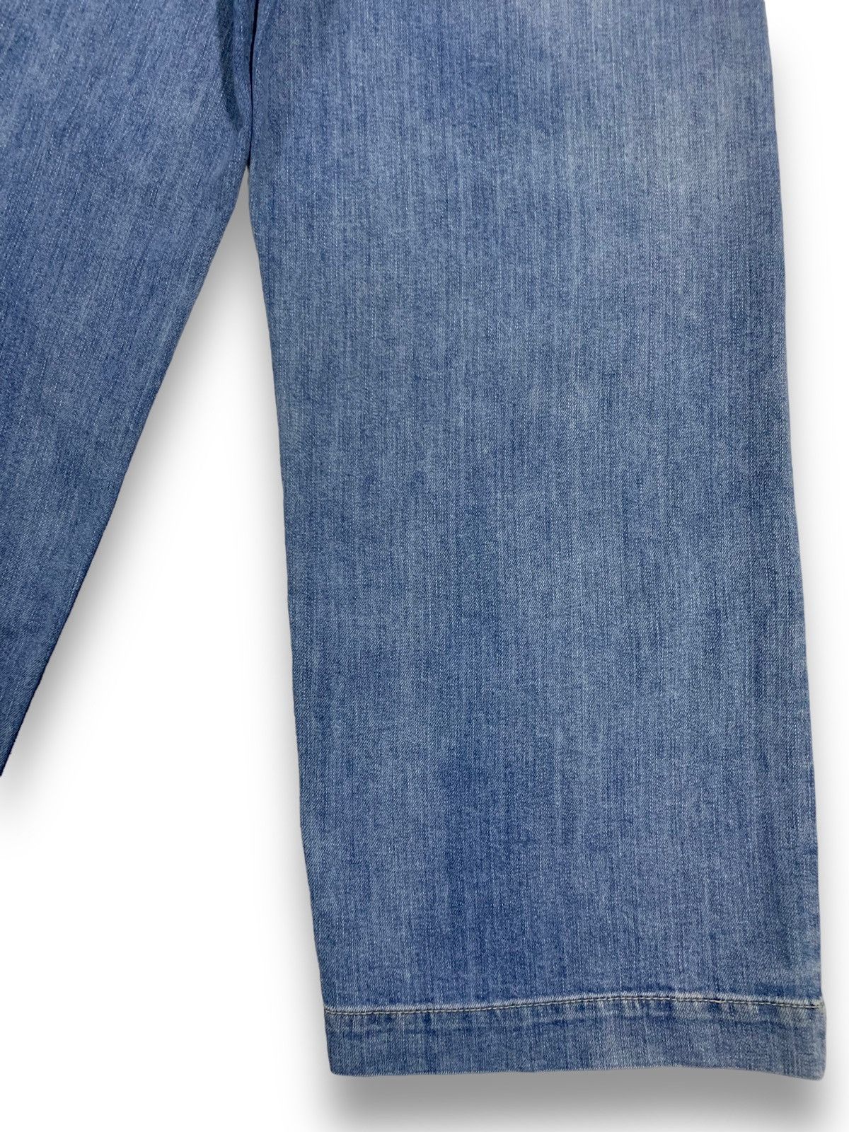 Balenciaga × Gap × Yeezy Vintage Gap Baggy Wide Leg Ankle Fatigue Denim Pants Size US 29 - 12 Thumbnail