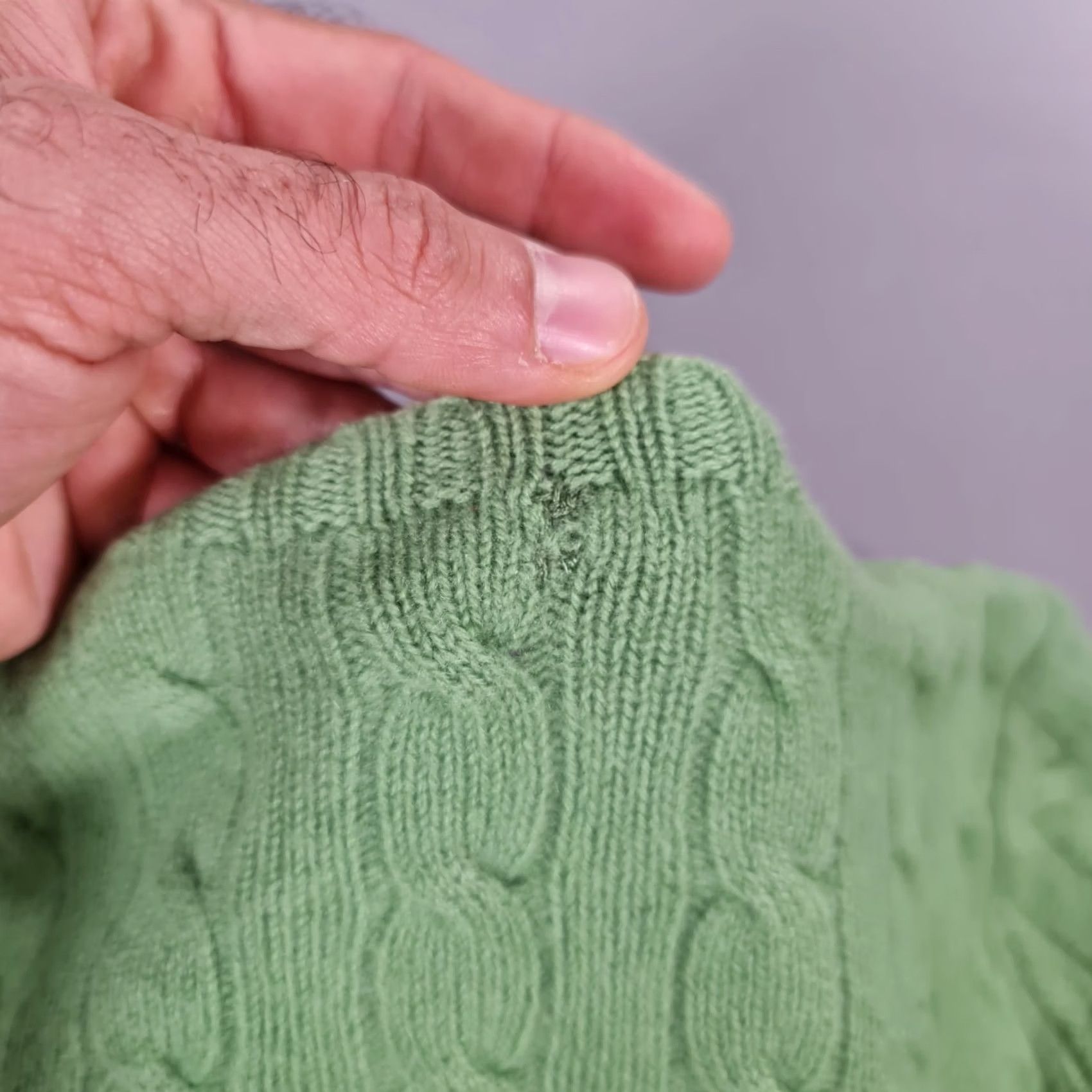 Polo Ralph Lauren Polo Ralph Lauren Womens Jumper Green XS 100% Cashmere Cable Knit Pullover Size XS / US 0-2 / IT 36-38 - 6 Thumbnail