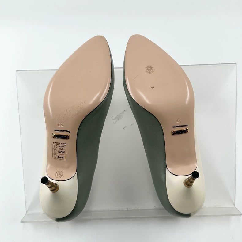 Gucci Gucci Color Block High Heel Shoes Size 37-2505 Size US 7.5 / IT 37.5 - 7 Thumbnail