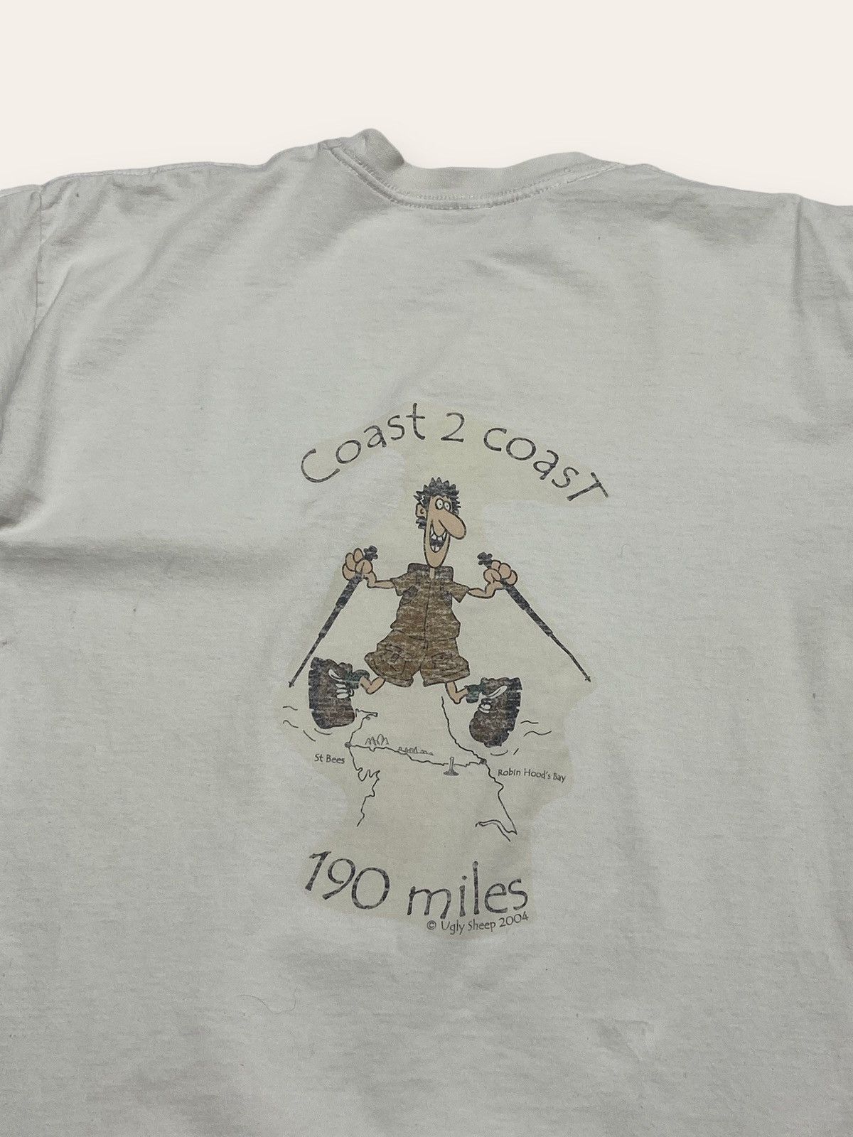 Other 2004 Vintage COAST 2 COAST Ugly Sheep 17 Miles Tee Hiker Size US M / EU 48-50 / 2 - 6 Thumbnail