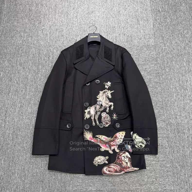 Valentino Valentino Animal embroidered coat Size US S / EU 44-46 / 1 - 1 Thumbnail