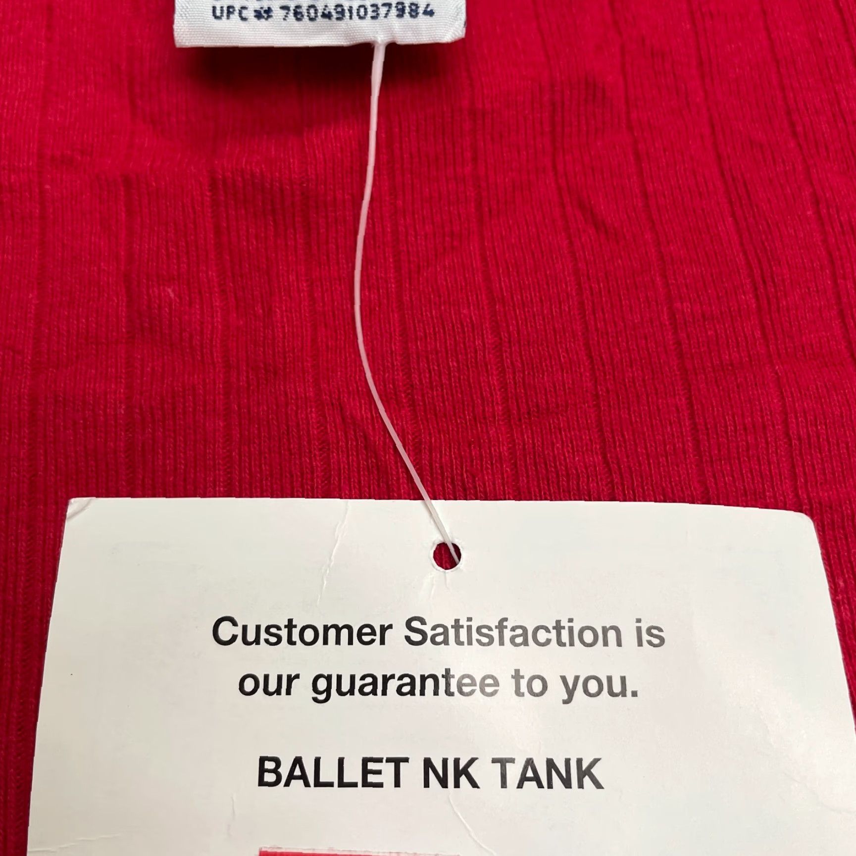 Vintage White Stag Tank Womens XL Red 100% Cotton Basic Knit Sleeveless Strappy Sleeve Camisole Casual NWD Size XL / US 12-14 / IT 48-50 - 5 Thumbnail