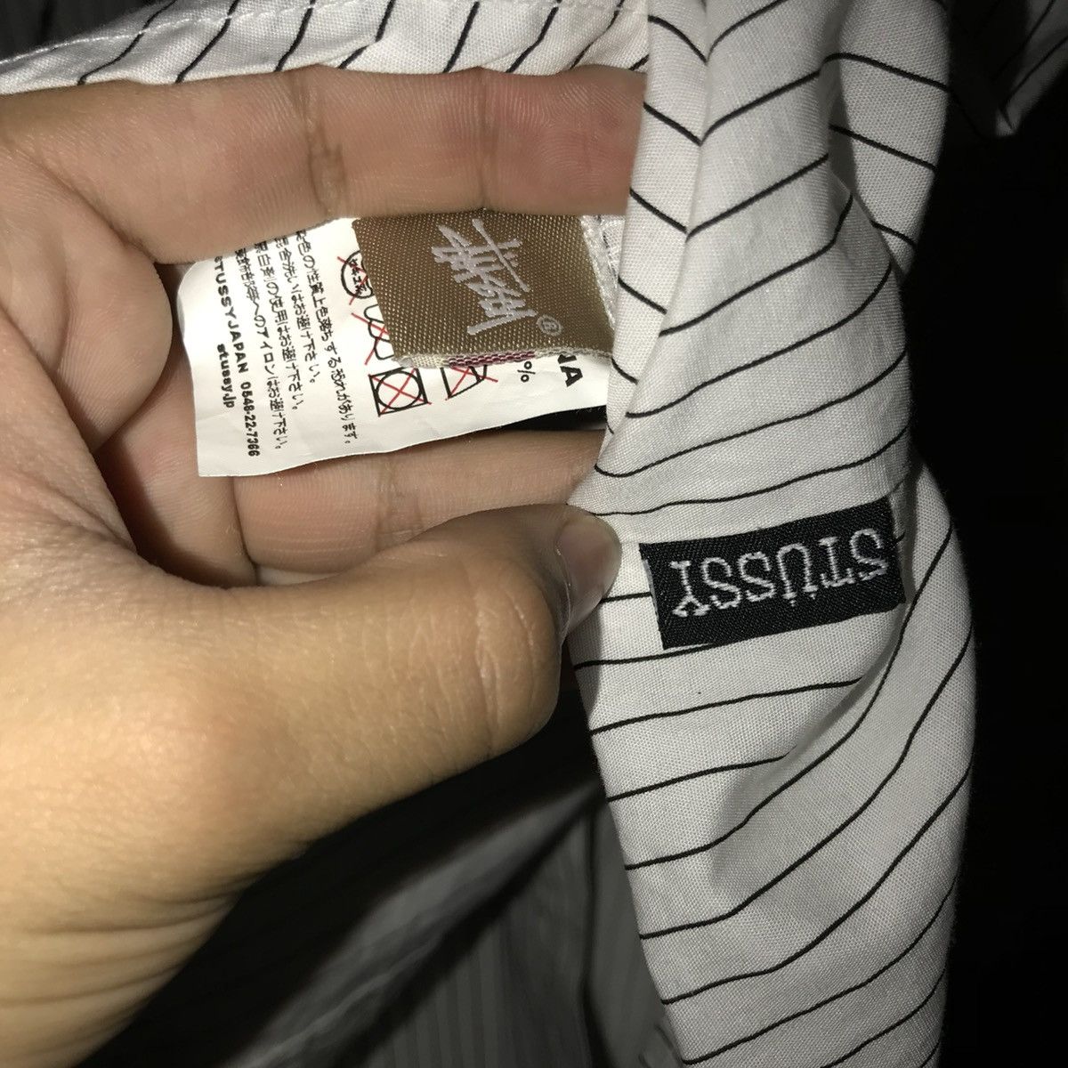 Stussy Stussy Futura Pinstripe Button Up Art Shirt Size US L / EU 52-54 / 3 - 4 Thumbnail