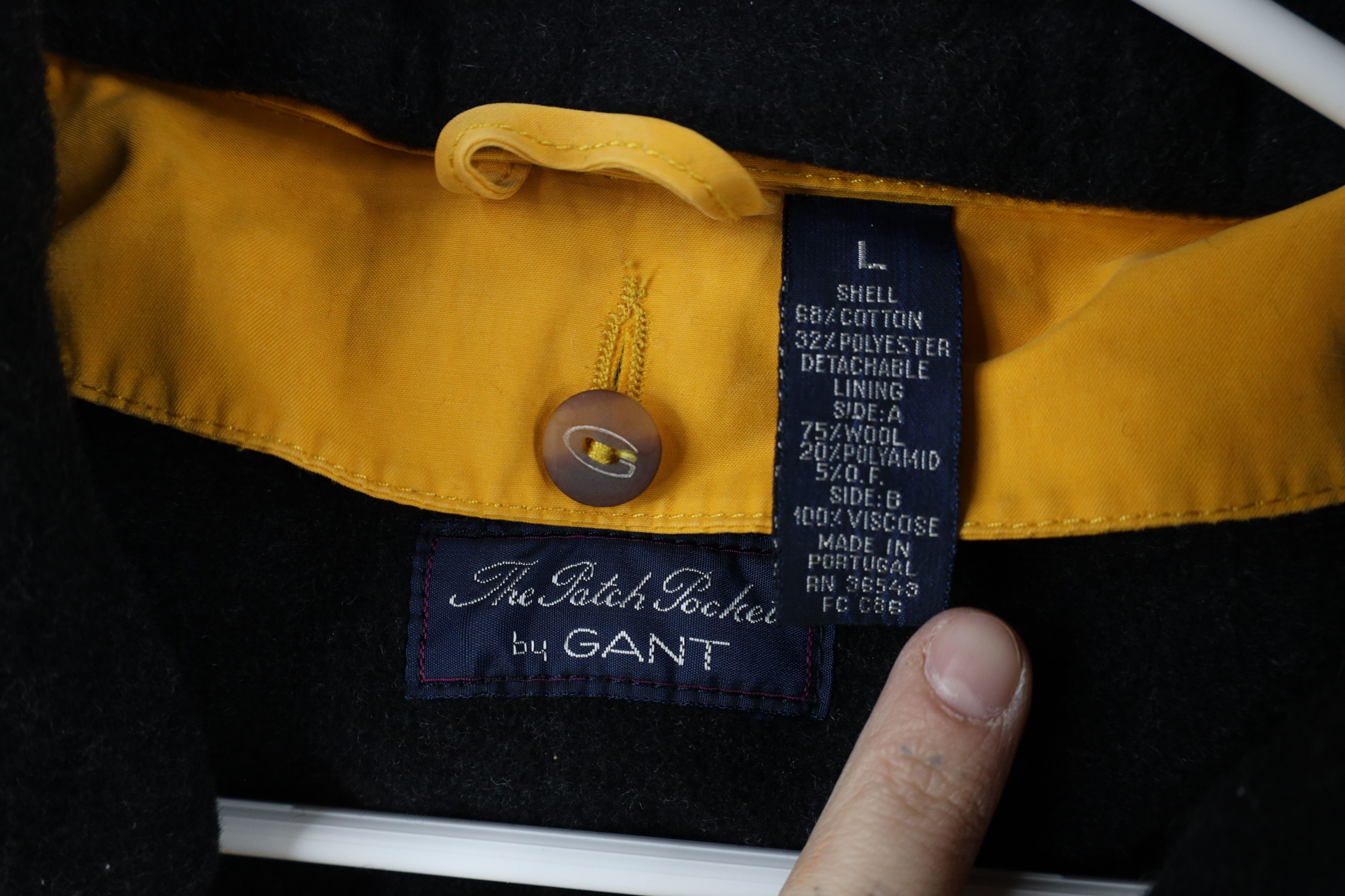 Vintage Vintage 90s Streetwear Heavyweight Looped Button Jacket Size US L / EU 52-54 / 3 - 8 Thumbnail