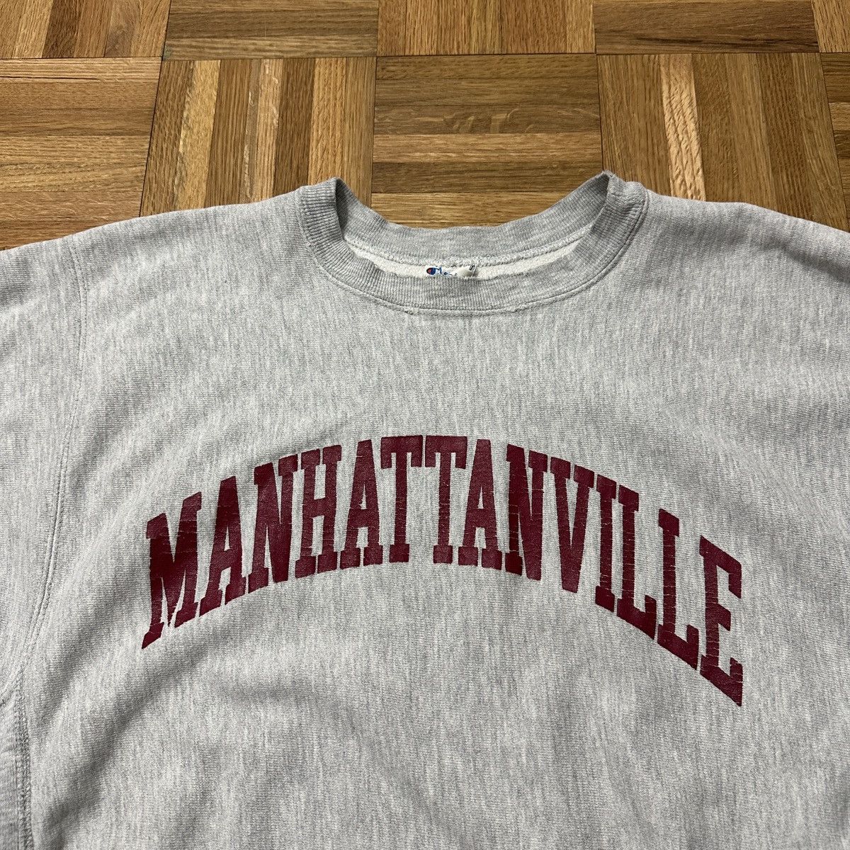 Champion Vintage Manhattanville University Reverse Weave sweatshirt Size US XXL / EU 58 / 5 - 3 Thumbnail