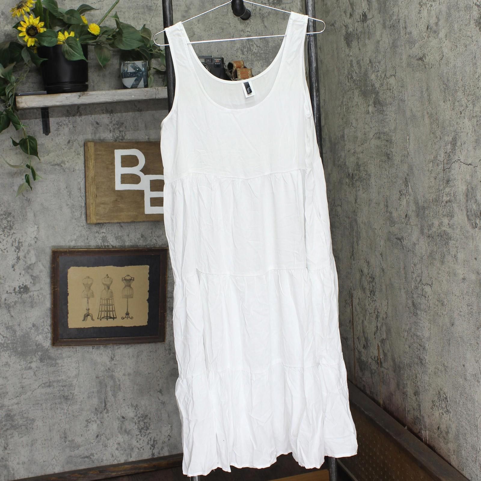 Other Nwt Felina Womens Isabelle Midi Dress 900802 White L Size L / US 10 / IT 46 - 1 Thumbnail
