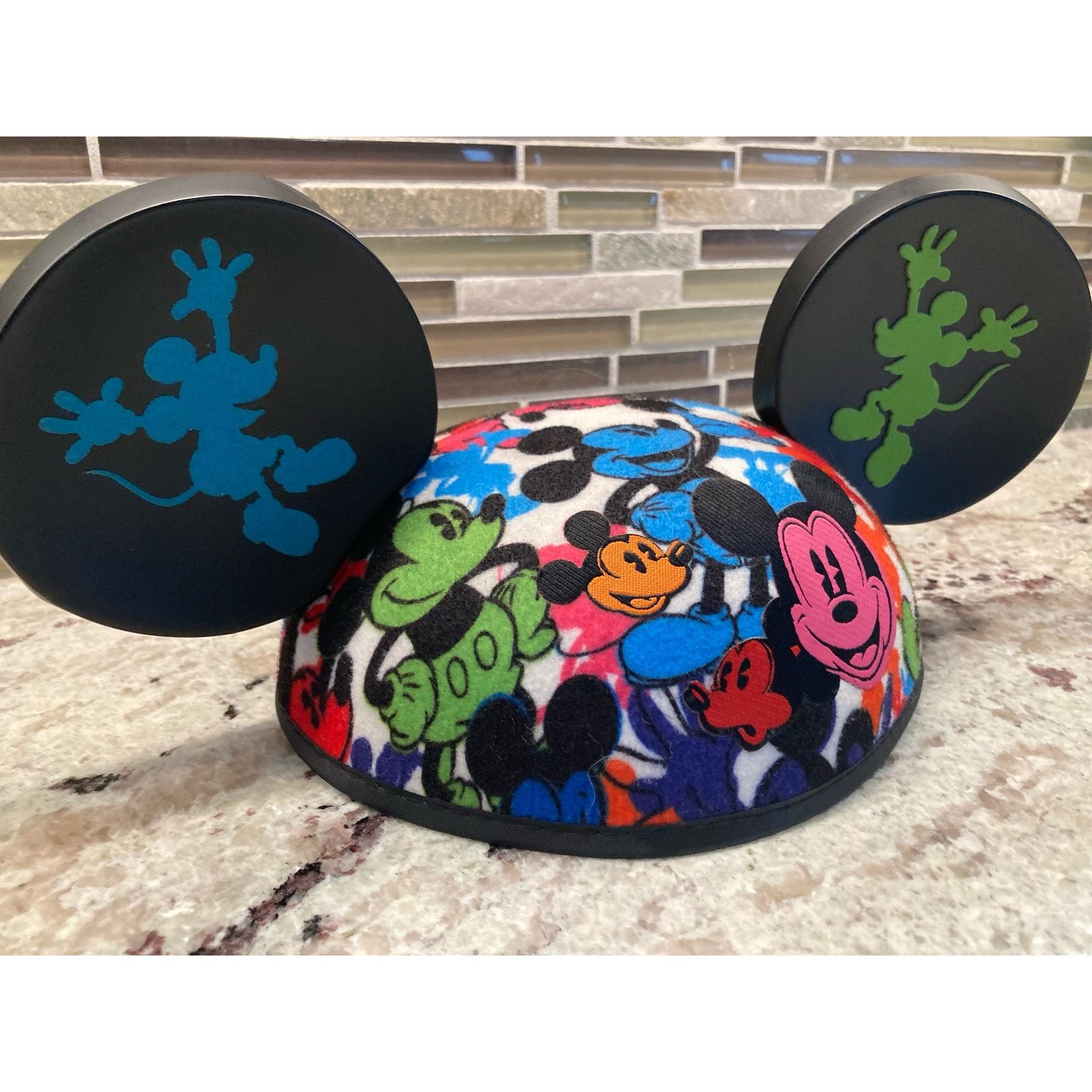Disney Disneyland Disney World Parks Multi Color Mickey Mouse Ears Size ONE SIZE - 3 Thumbnail