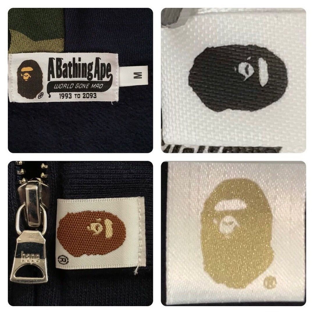 Bape BAPE Navy Tiger full zip hoodie a bathing ape Size US M / EU 48-50 / 2 - 7 Thumbnail
