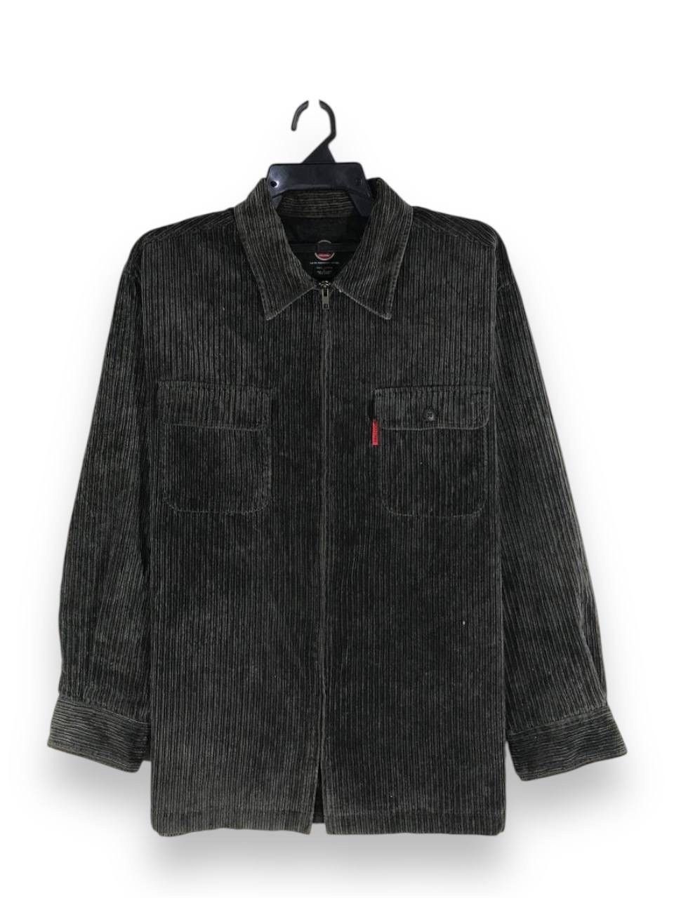 Vintage vintage lucky strike corduroy zipper jacket Size US L / EU 52-54 / 3 - 1 Thumbnail