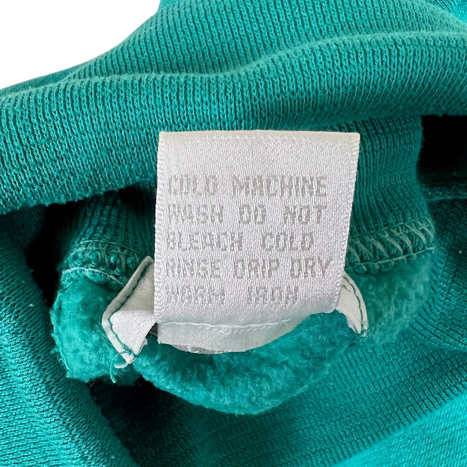 Nordstrom Vintage Teal Mock Neck Sweatshirt L | Nordstrom Lingerie Size L / US 10 / IT 46 - 10 Thumbnail