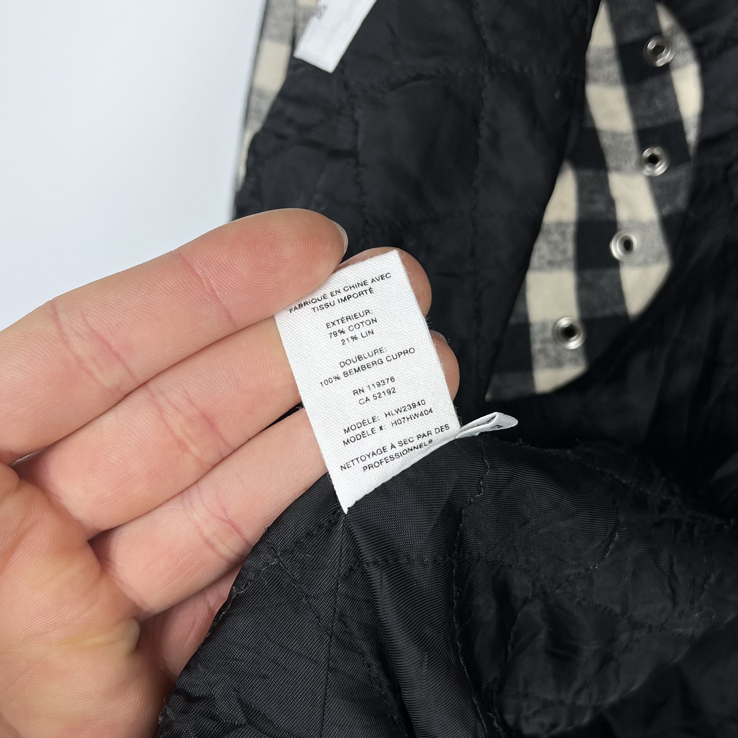 Helmut Lang Helmut Lang Oversized Gingham Flannel Overshirt Jacket Size XS / US 0-2 / IT 36-38 - 17 Thumbnail