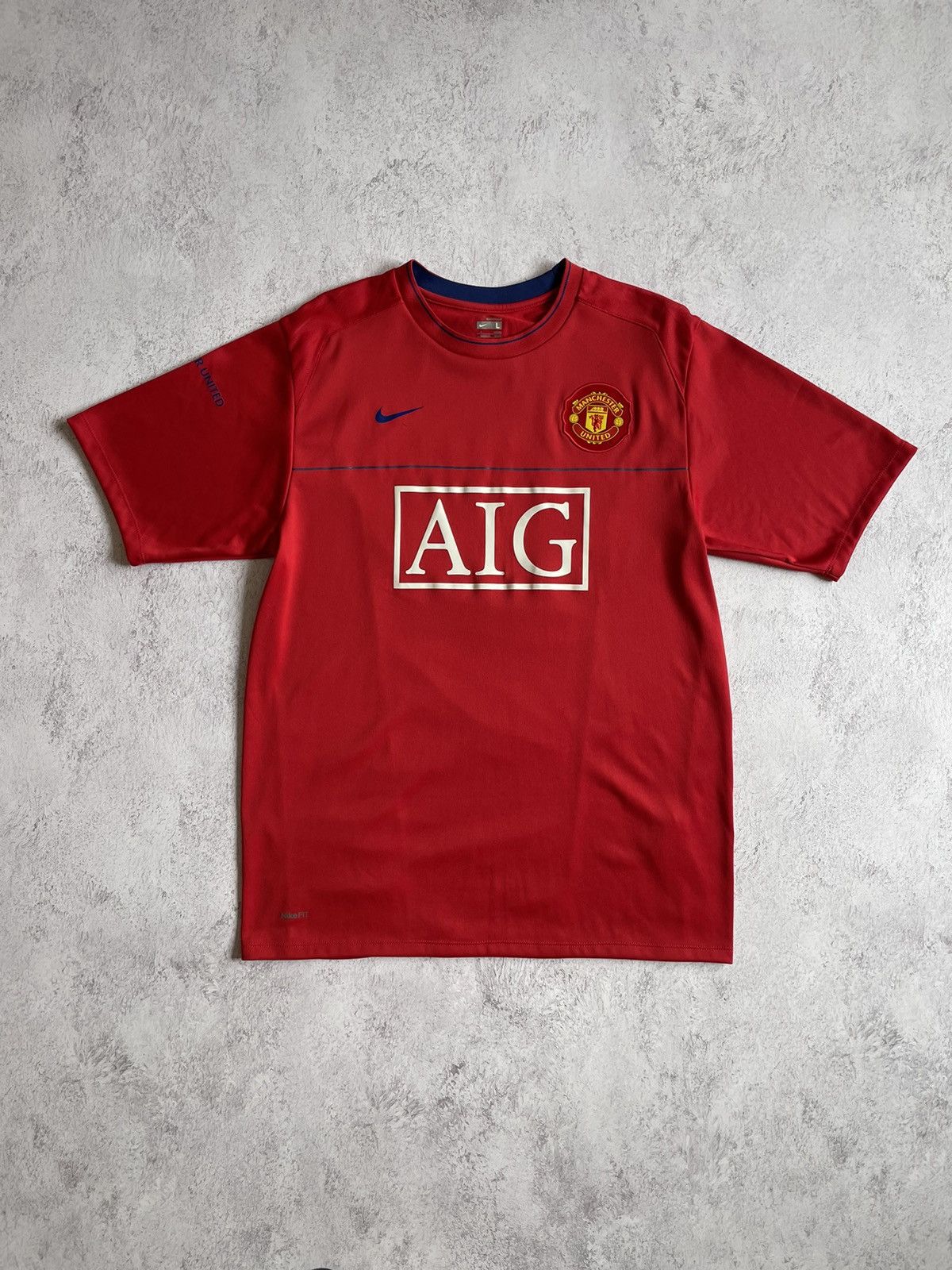 Vintage Nike Manchester United 2007/2008 Home Training Soccer Kit L Size US L / EU 52-54 / 3 - 1 Thumbnail